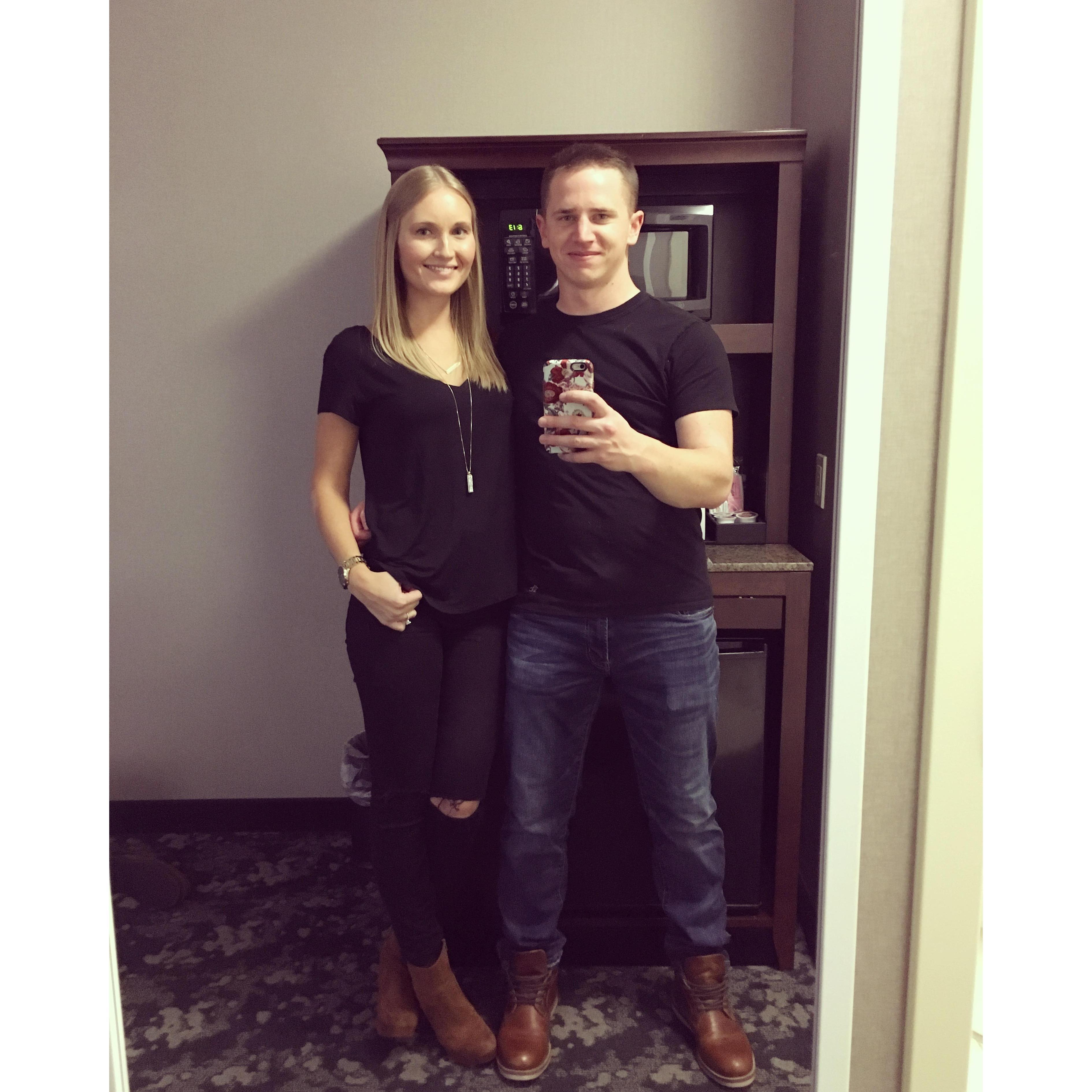 Novi Snowmobile Expo. Unintentionally matching.