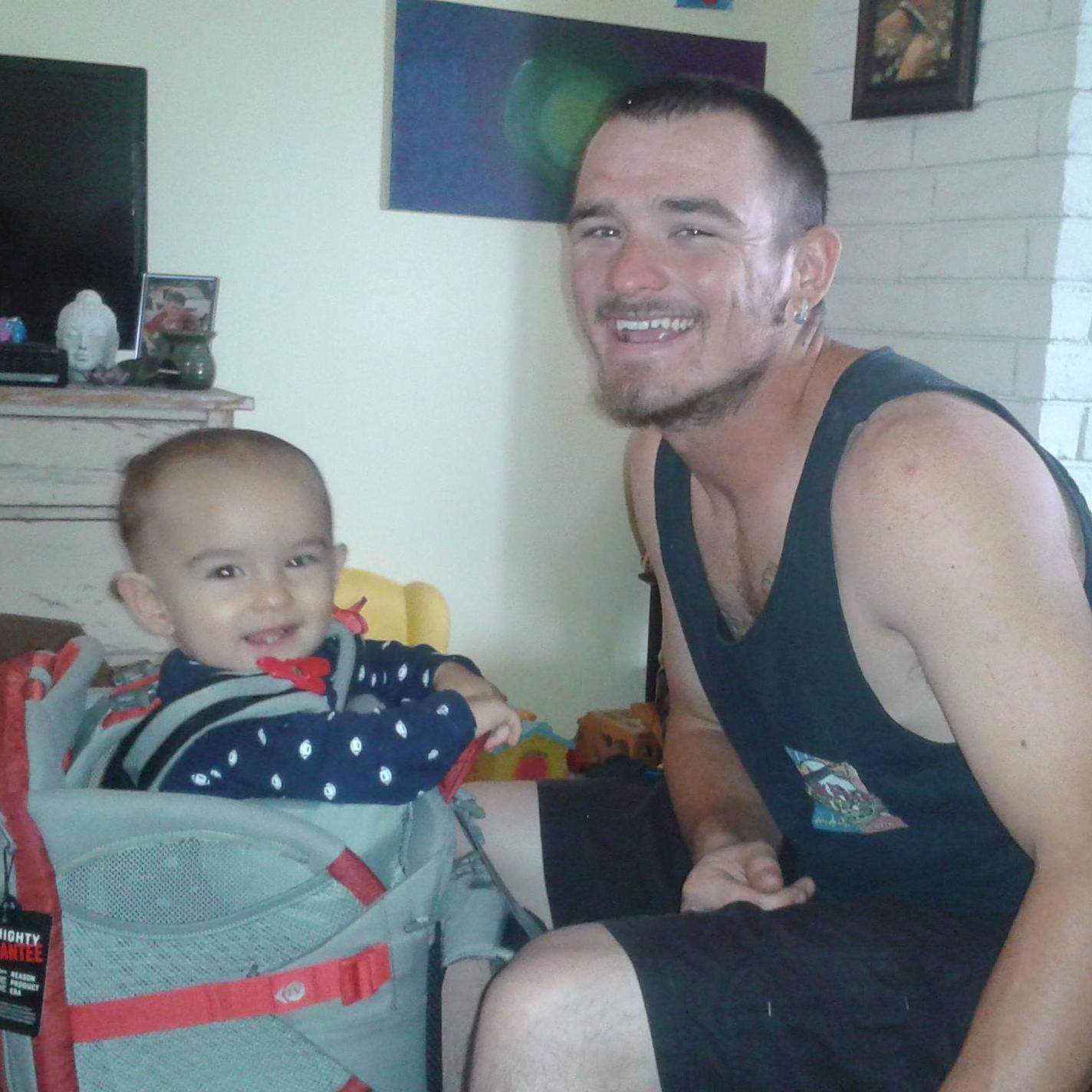 When Tyler got his Osprey. Look at their faces! Love this photo.