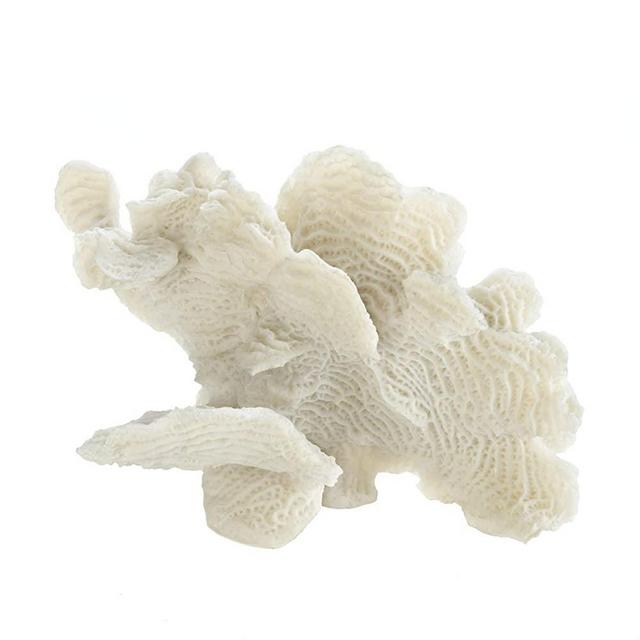 Accent Plus Large White Coral Tabletop Decor 9.25x4.5x6.5â€