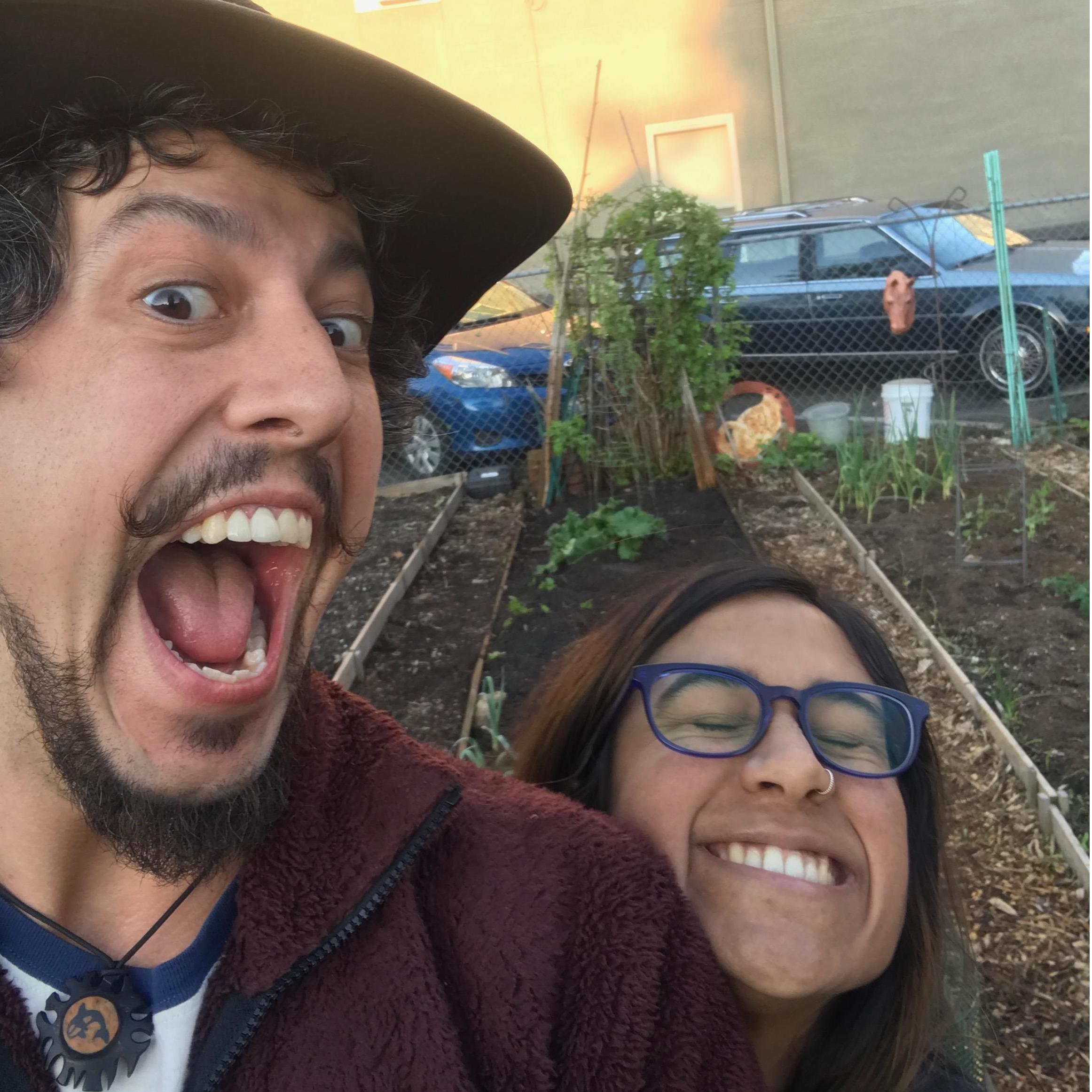 Garden planting party!