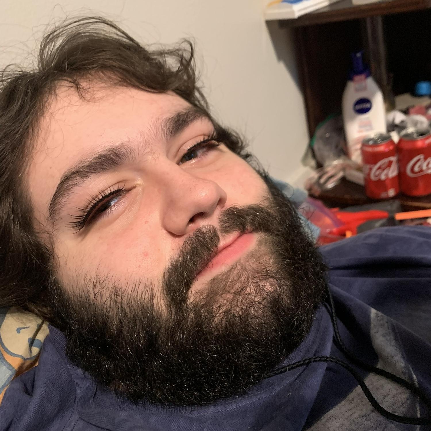 Robert has let me play with makeup sometimes. Here is proof.