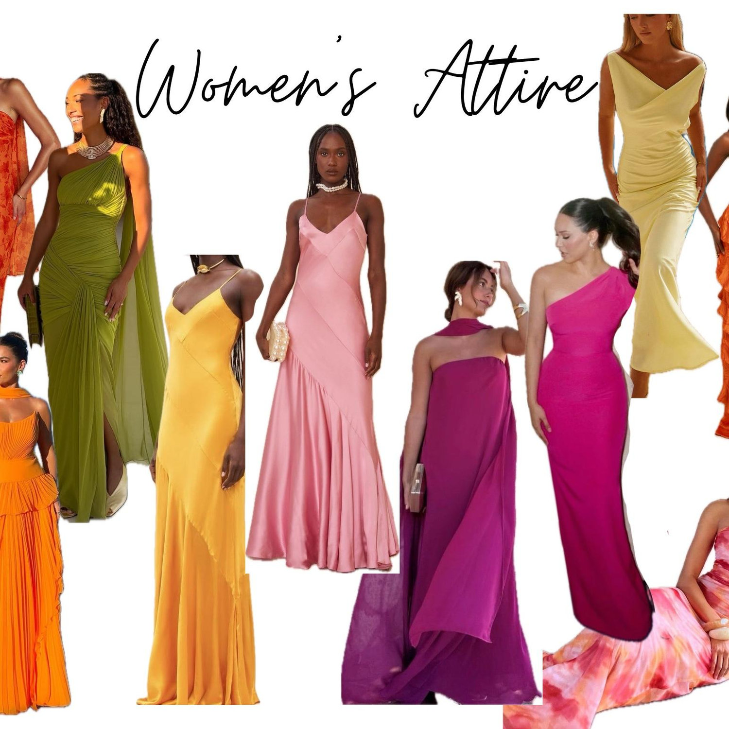 Some inspo for Women’s Attire. If you have any questions please don’t hesitaste to reach out. 😊