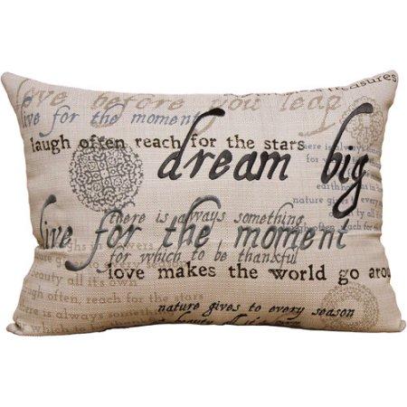 Better Homes and Gardens Sentiments Oblong Pillow