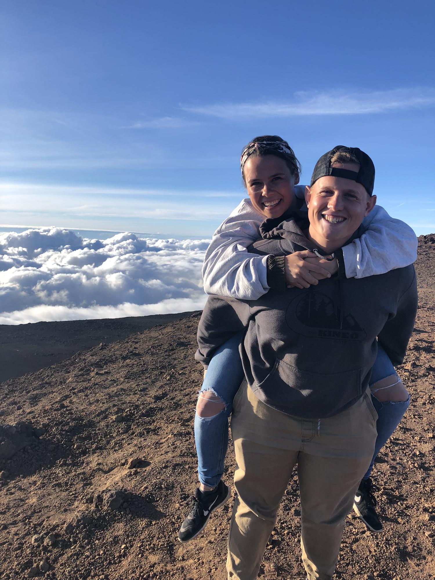 On top of the world with together at Haleakala