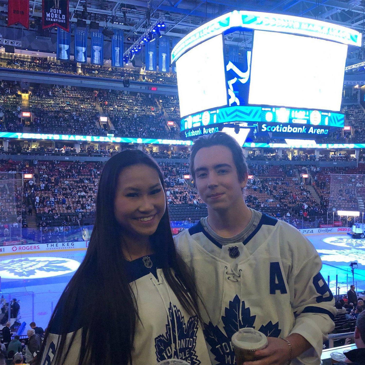 First Leafs Game Together 2020