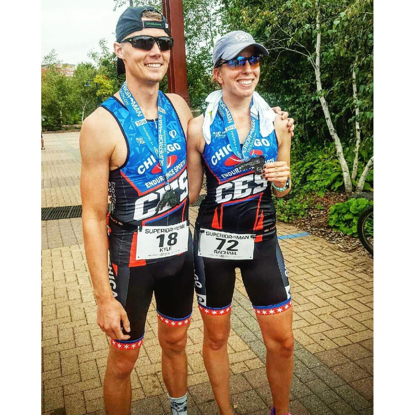 2016 SuperiorMan Triathlon. Our first tri!