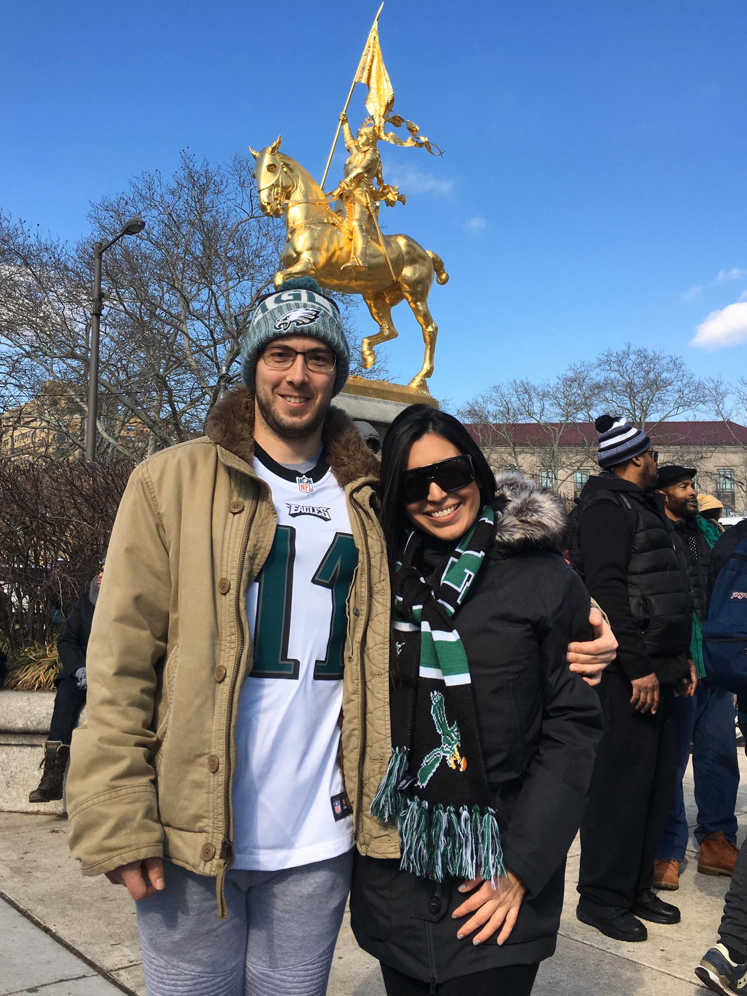 It was a good day to be an Eagles fan. E-A-G-L-E-S, EAGLES!