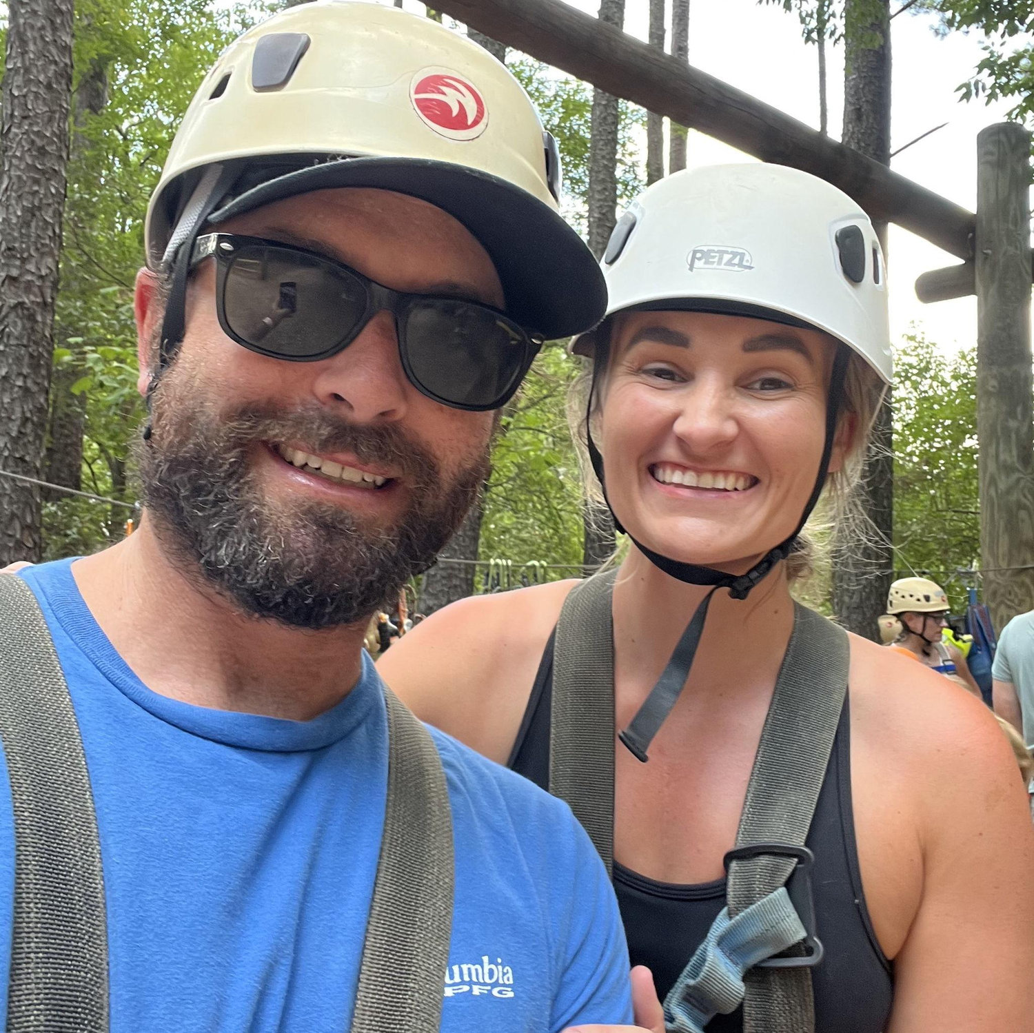 High ropes course in North Carolina