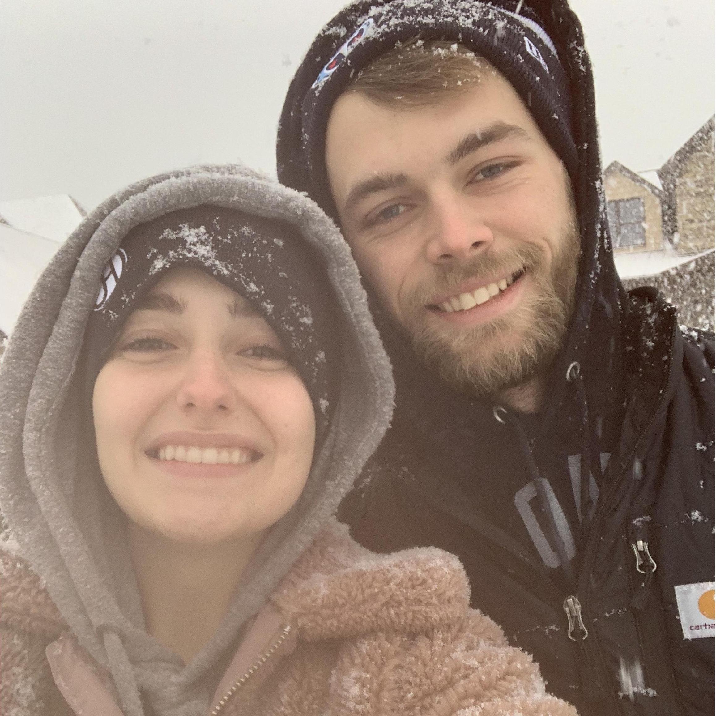 January 6, 2022 - Nashville got a huge snow storm, so we spent the day outside with Joe and Macey, attempting to shovel the driveway and hiking to the gas station down the street for fun.