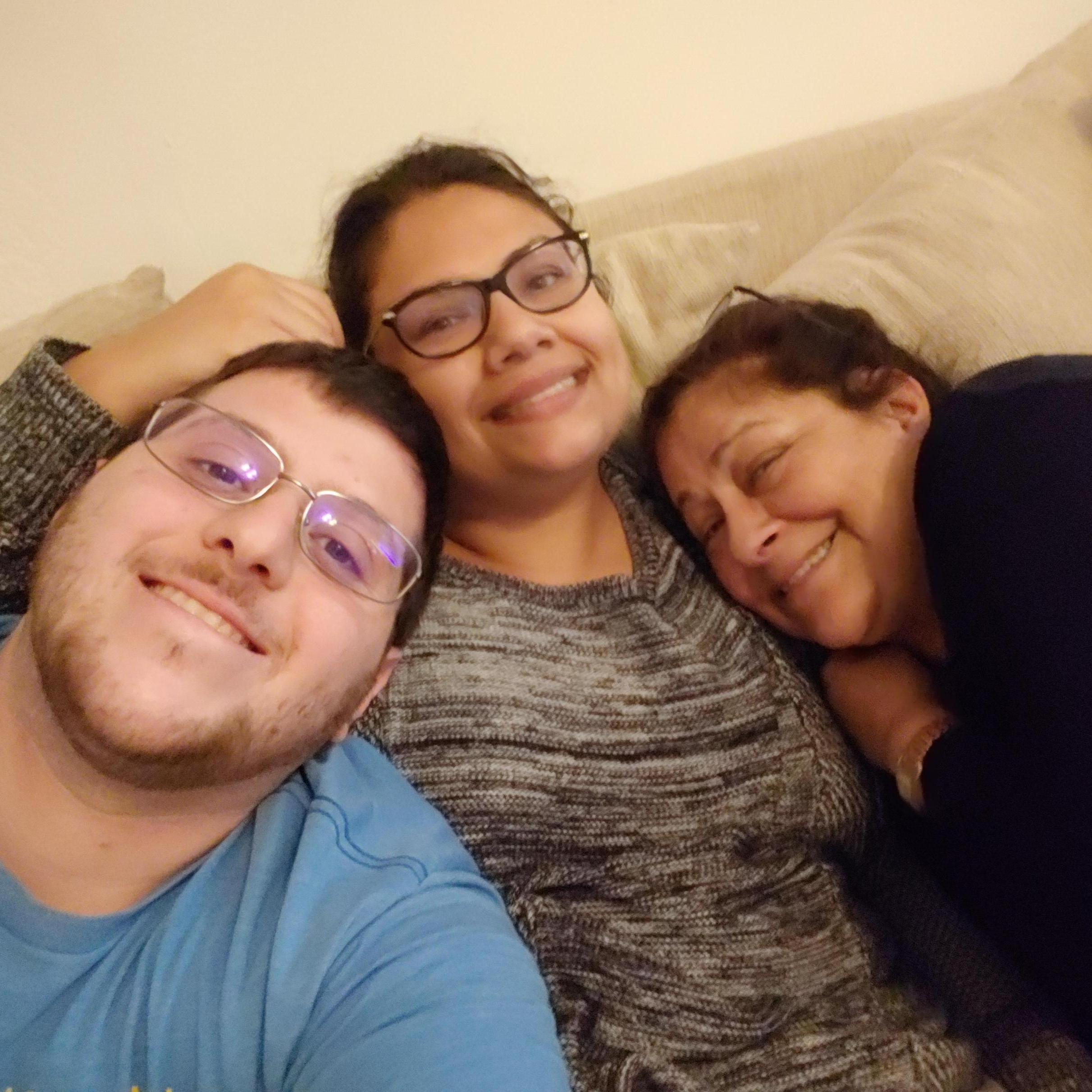 Hugs with Olivia's mom Aydda!