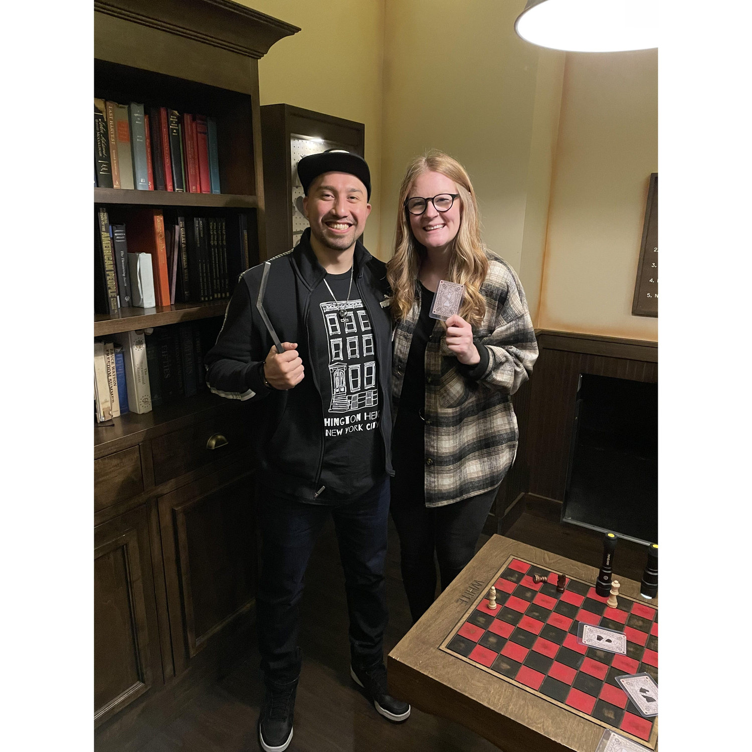 Our first escape room ♥️ December 2022 (...we did not escape haha!)