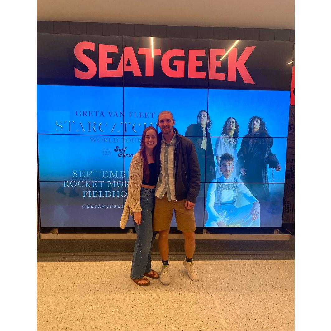 Many concerts! This was Greta Van Fleet