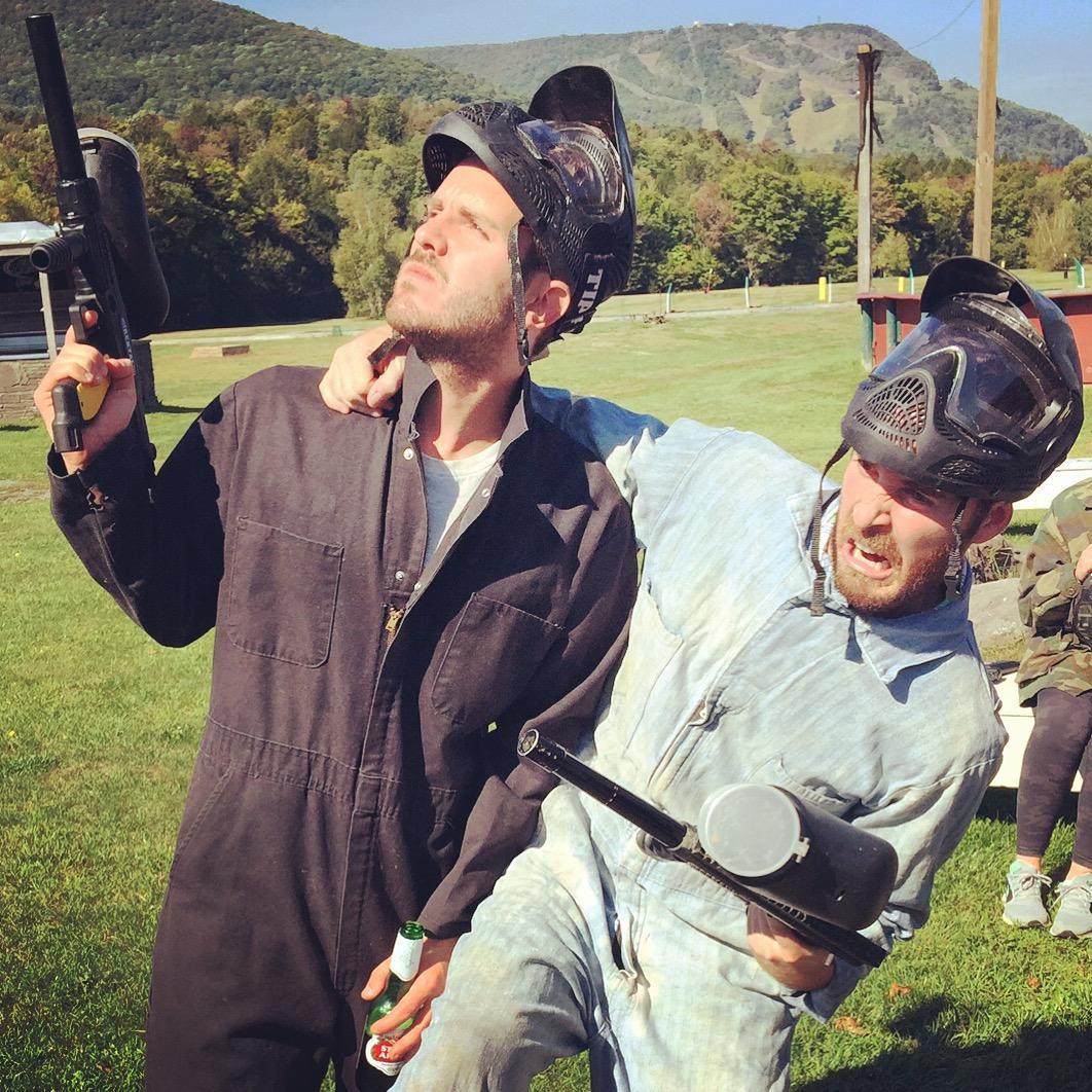 Sam Ham's 30th in Hunter, NY! We're so masc. Sept. 2015.