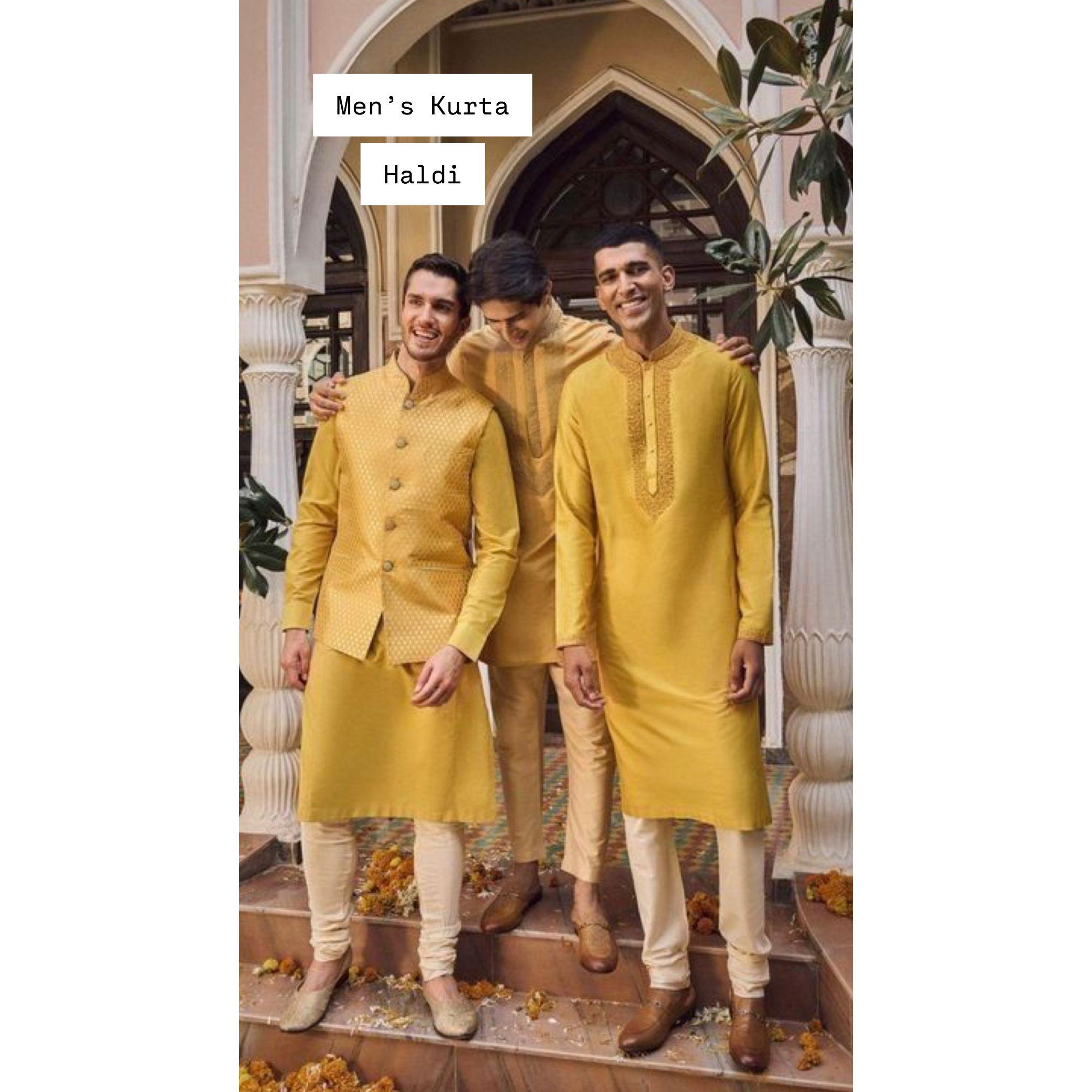 Mens Kurta - Haldi