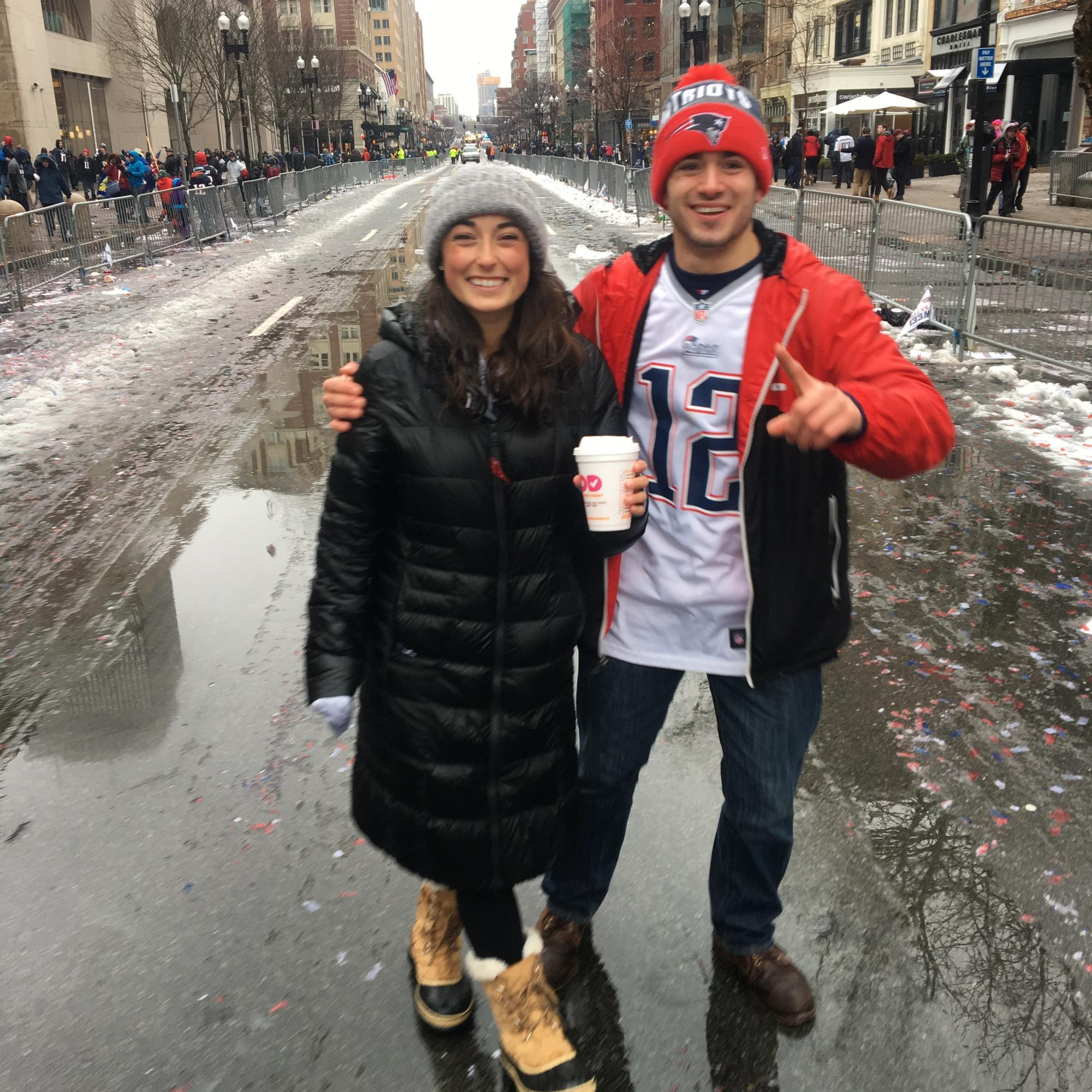Patriots Parade. Go pats!