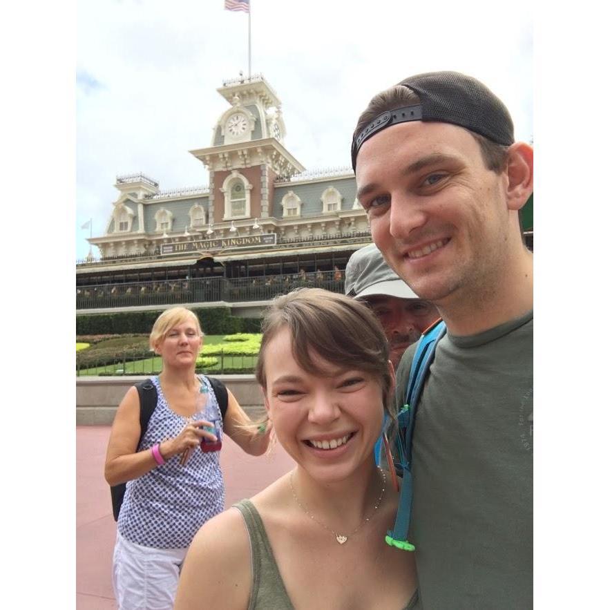 Mark "photo-bombing" us