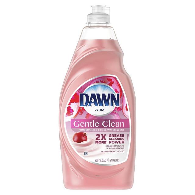Dawn Ultra Gentle Clean Dishwashing Liquid Dish Soap - Pomegranate & Rose Water Scent - 24 fl oz
