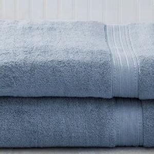 Charisma 100% Hygrocotton Towel Sets: Blue, 2 Bath Sheets