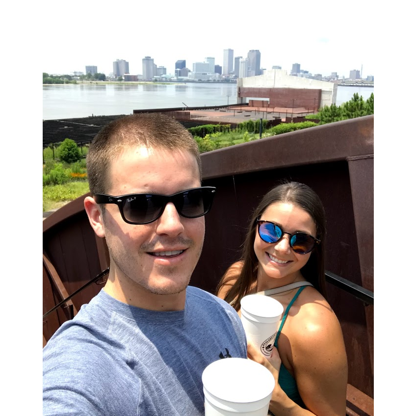 New Orleans, 9am, July 2018. 99 degrees, a billion percent humidity.