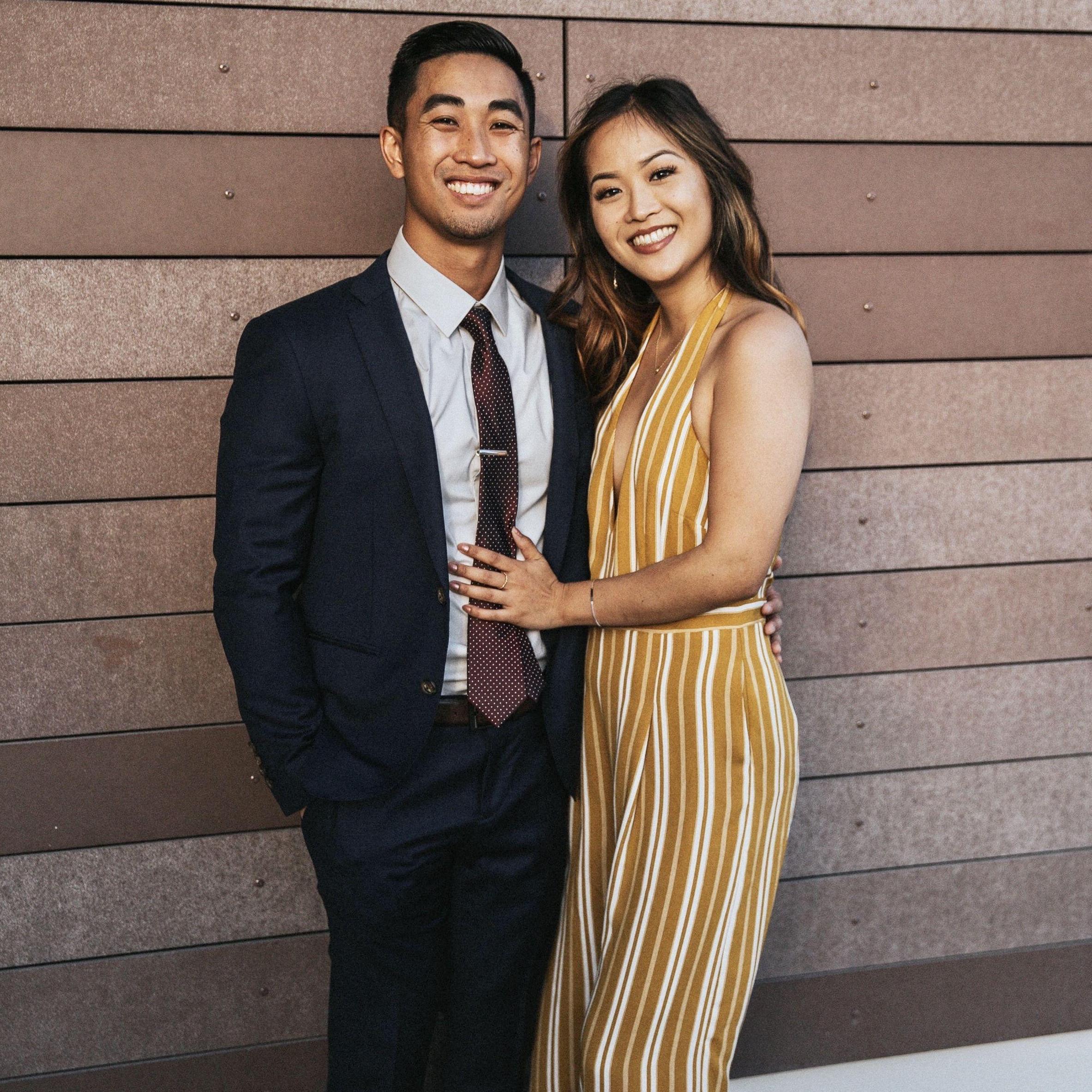 Our first friend wedding together in Knoxville, Tennessee in 2019.