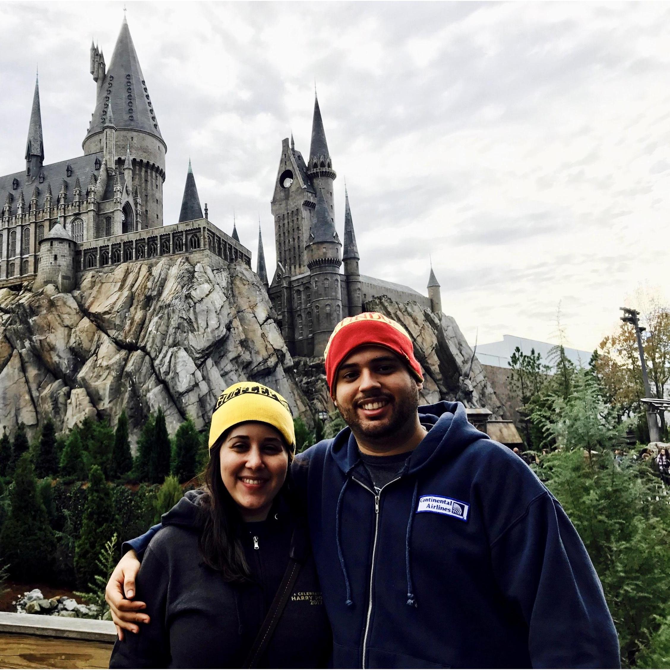 Our first trip to Islands of Adventure. It was COLD!