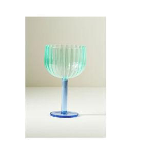 Raquel Scallop Acrylic Wine Glasses, Set of 4