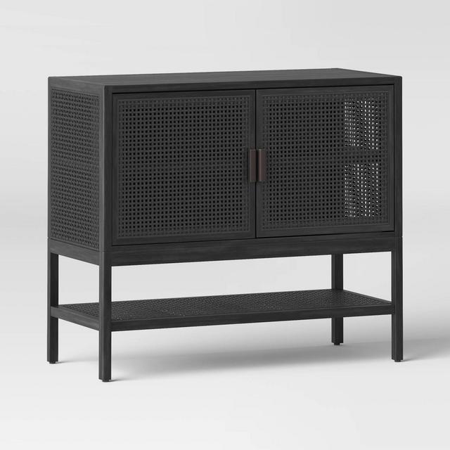 Minsmere 2 Door Cabinet - Black - Threshold™