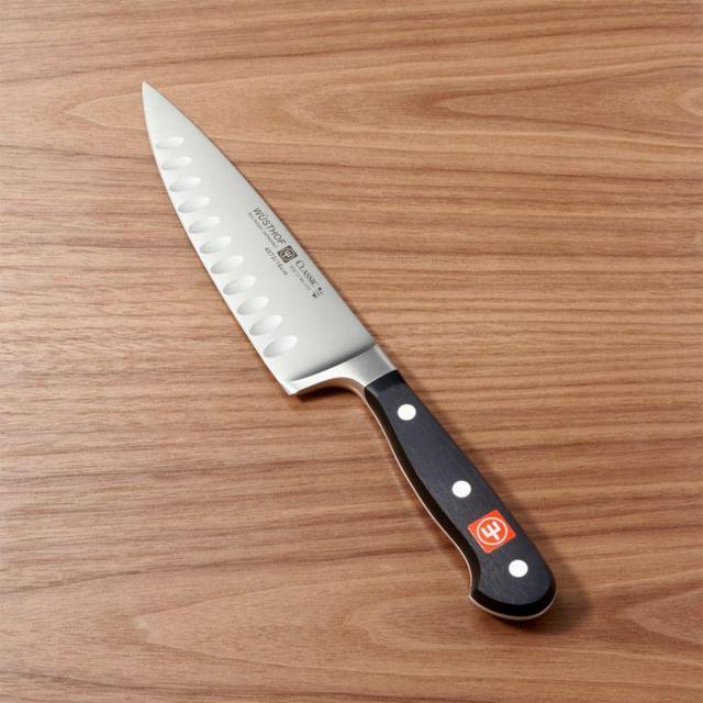 Wusthof ® Classic 6" Hollow Edge Chef's Knife | Crate & Barrel
