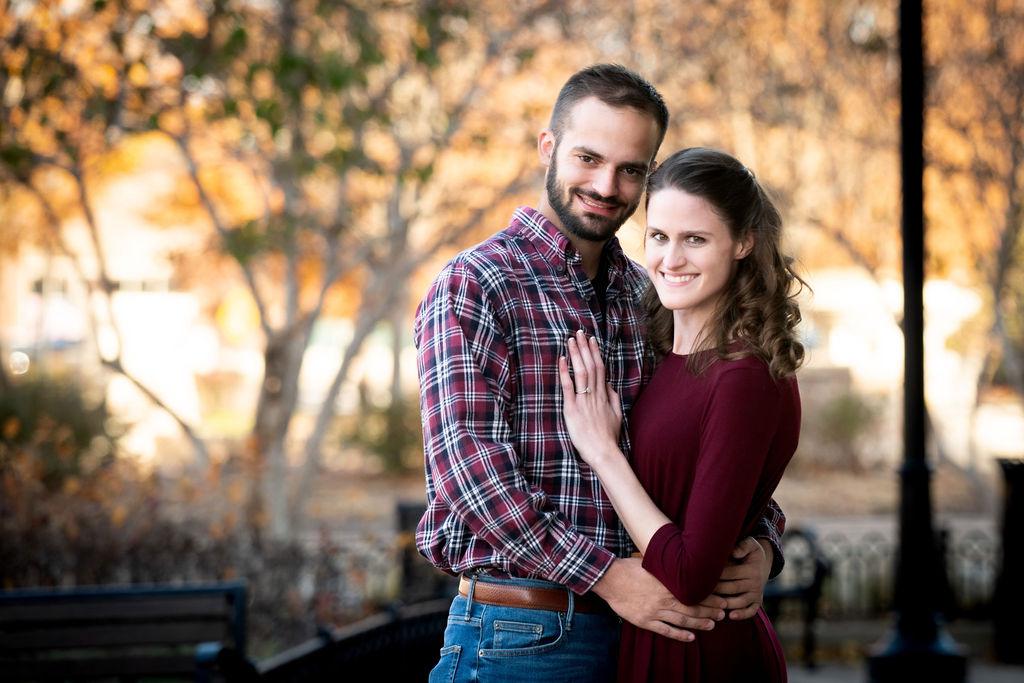 Engagement photos at the Lake Saint Louis Meadows (where we had our first date) done by Gigi Wagner Photography - November 20, 2021