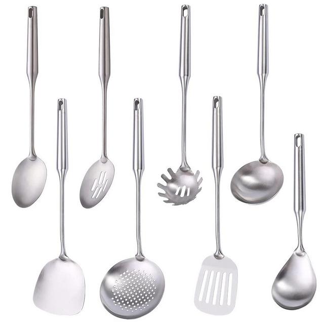 Stainless Steel Kitchen Utensil Set, Standcn 9 PCS Cooking