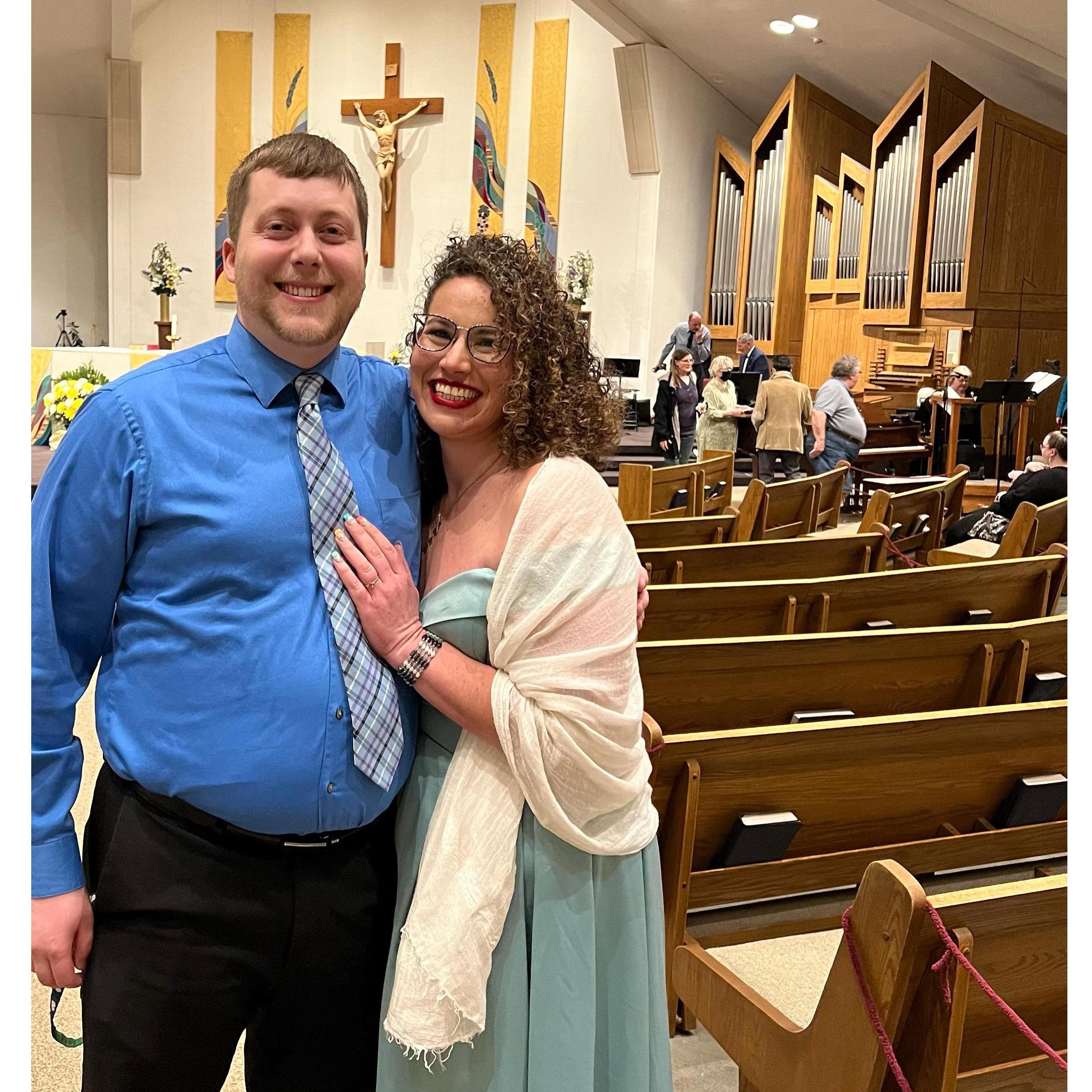 First Easter together.