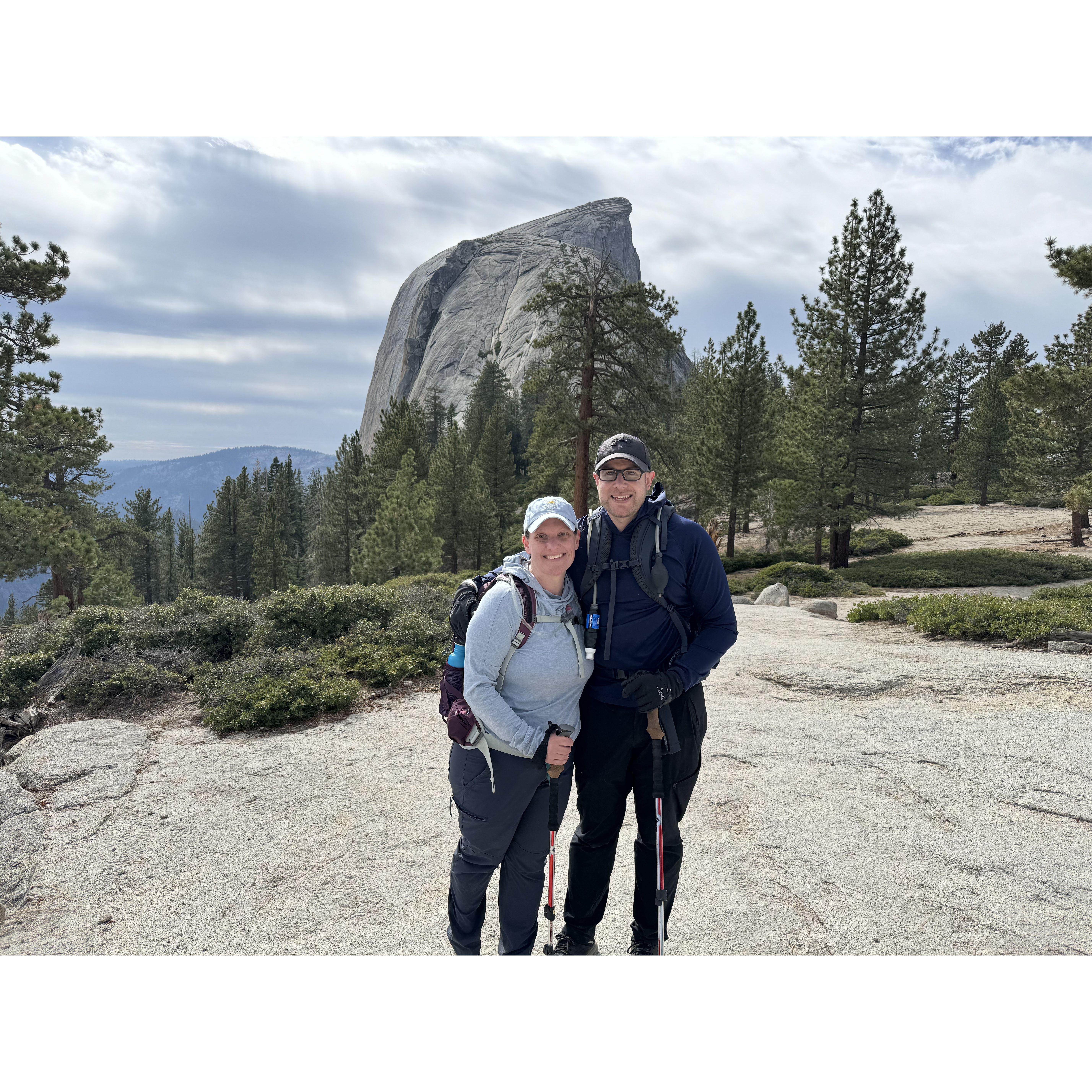 Hiking Half Dome in Yosemite National Park