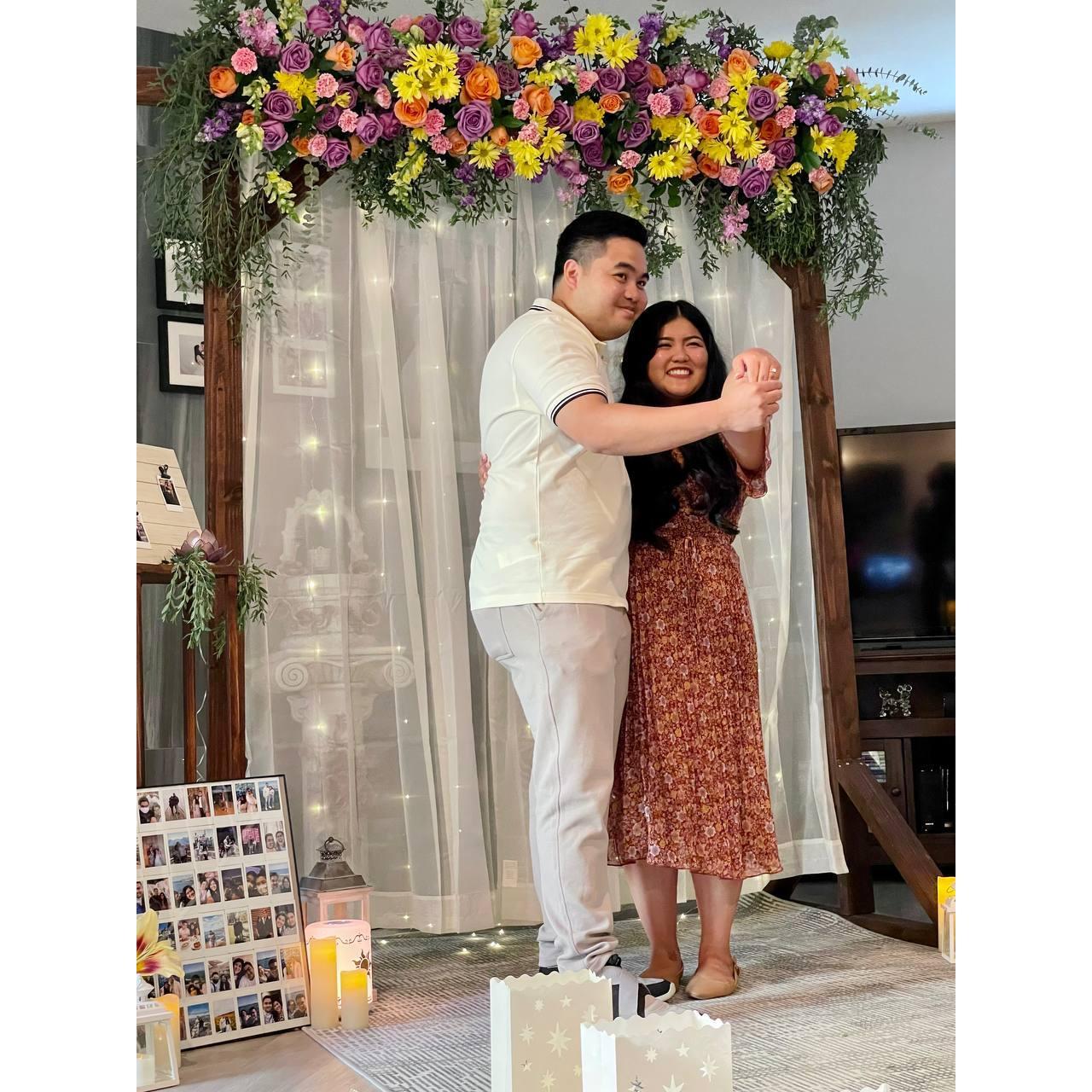 We got engaged on August 14, 2022!