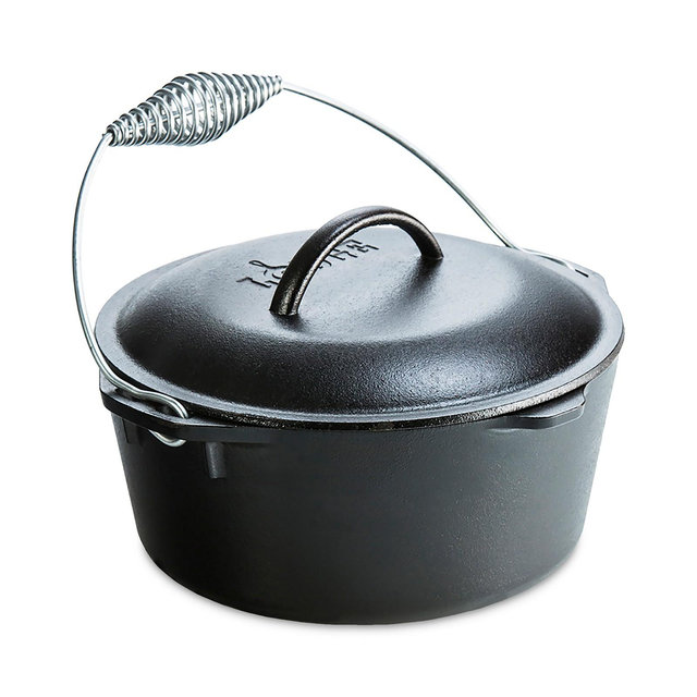 Lodge Cast Iron 5-Qt. Cast Iron Dutch Oven with Bail Handle