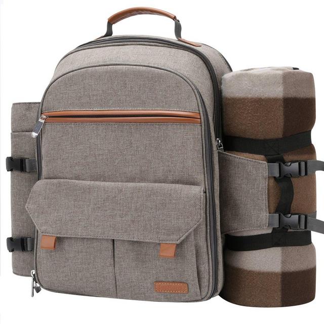 Sunflora Picnic Backpack for 4 Person Set Pack
