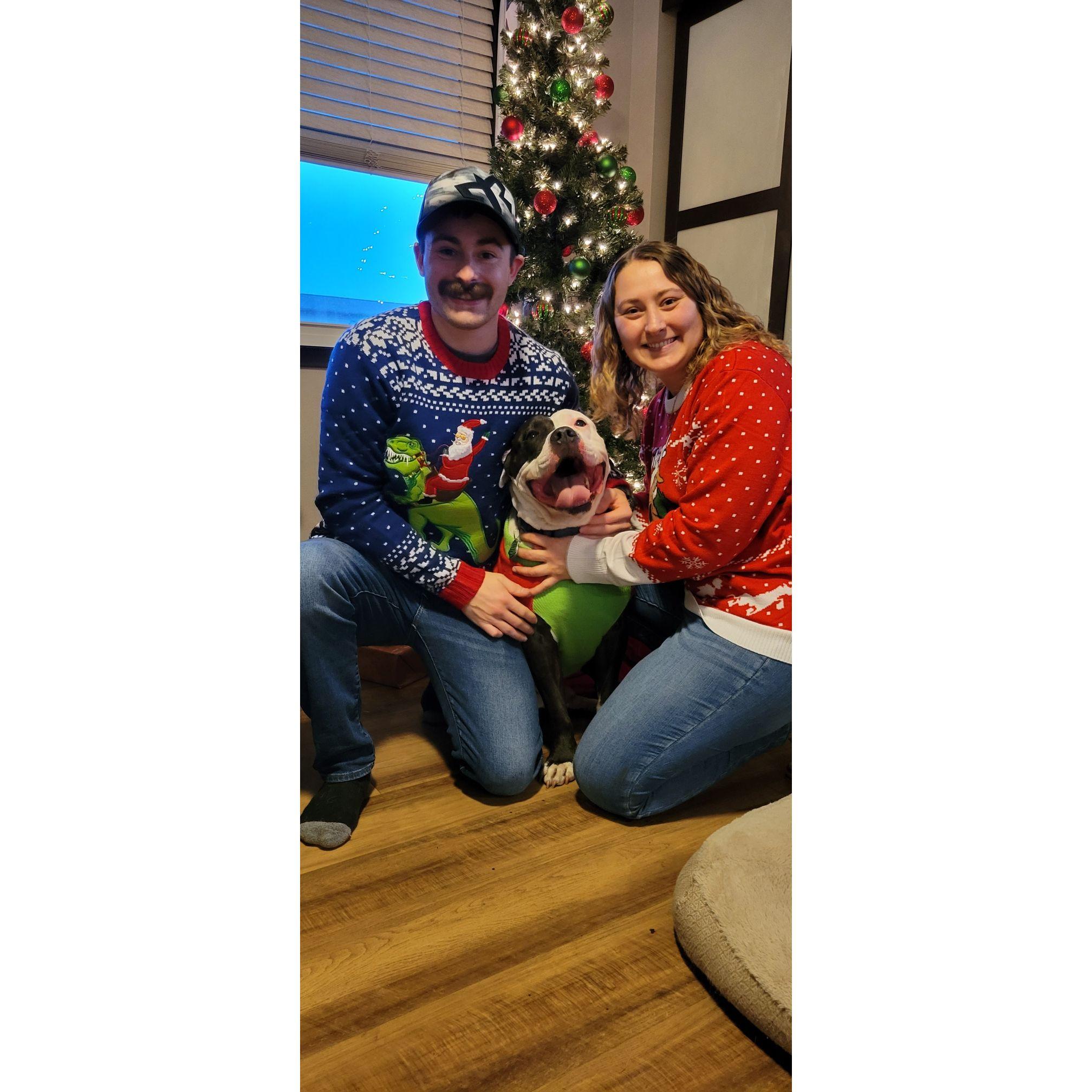Our first Christmas with Charlie (December 2023)