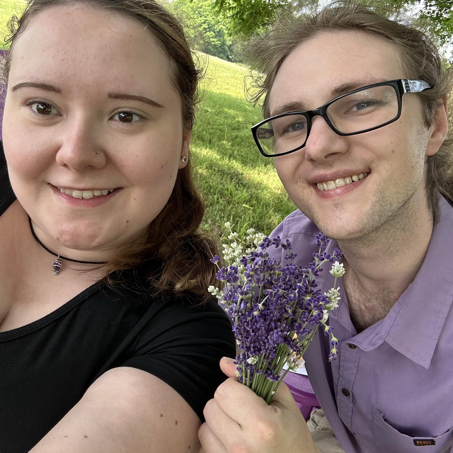 Lavender field with my love <3 - Yellowsprings