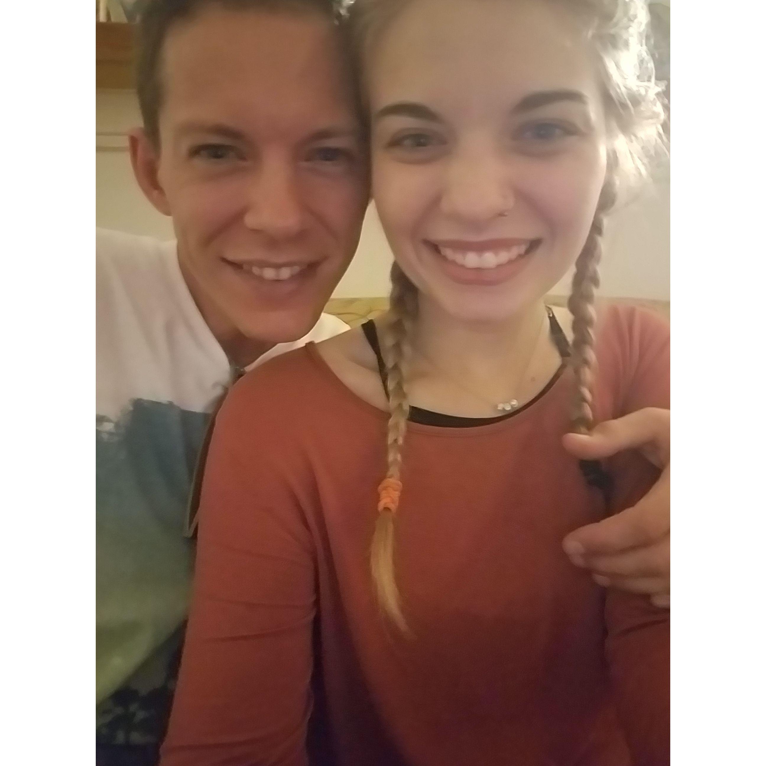 One of our very first pics as a couple :)