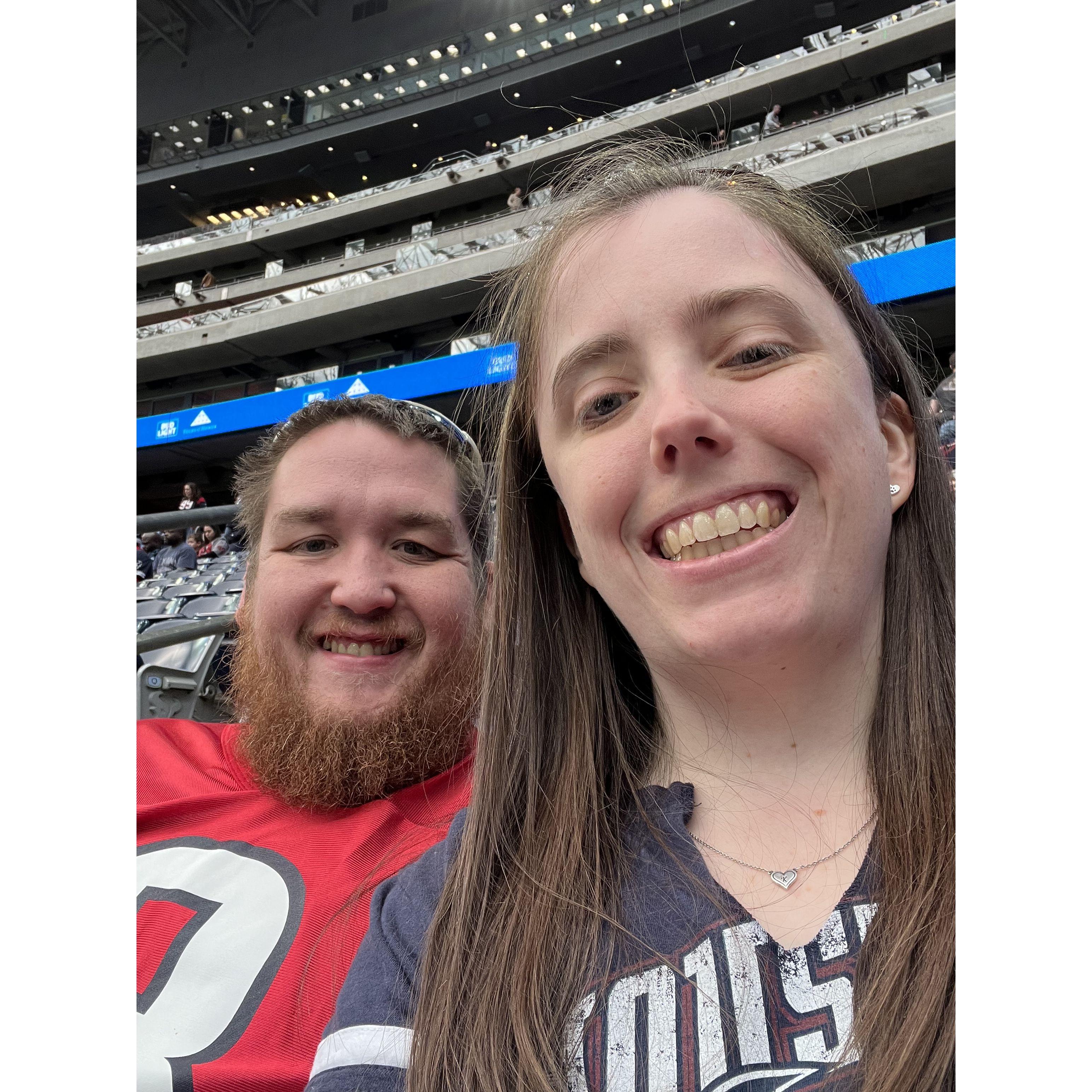 First Texans game together