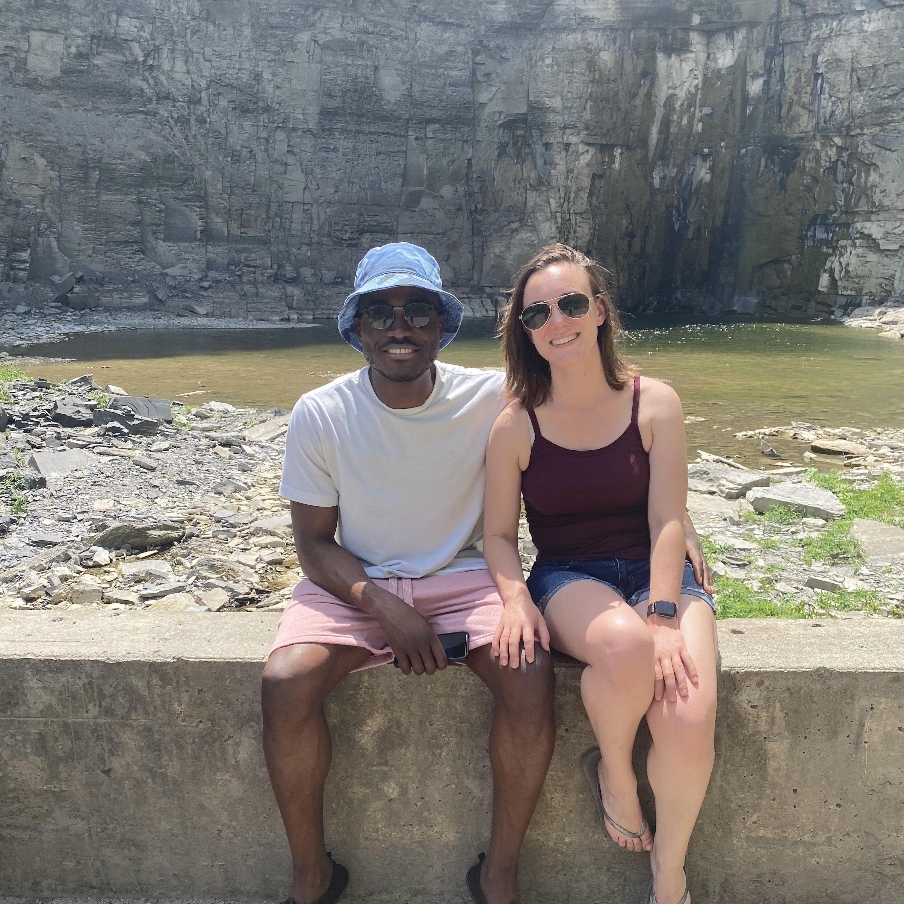 Our first picture together. July 2022