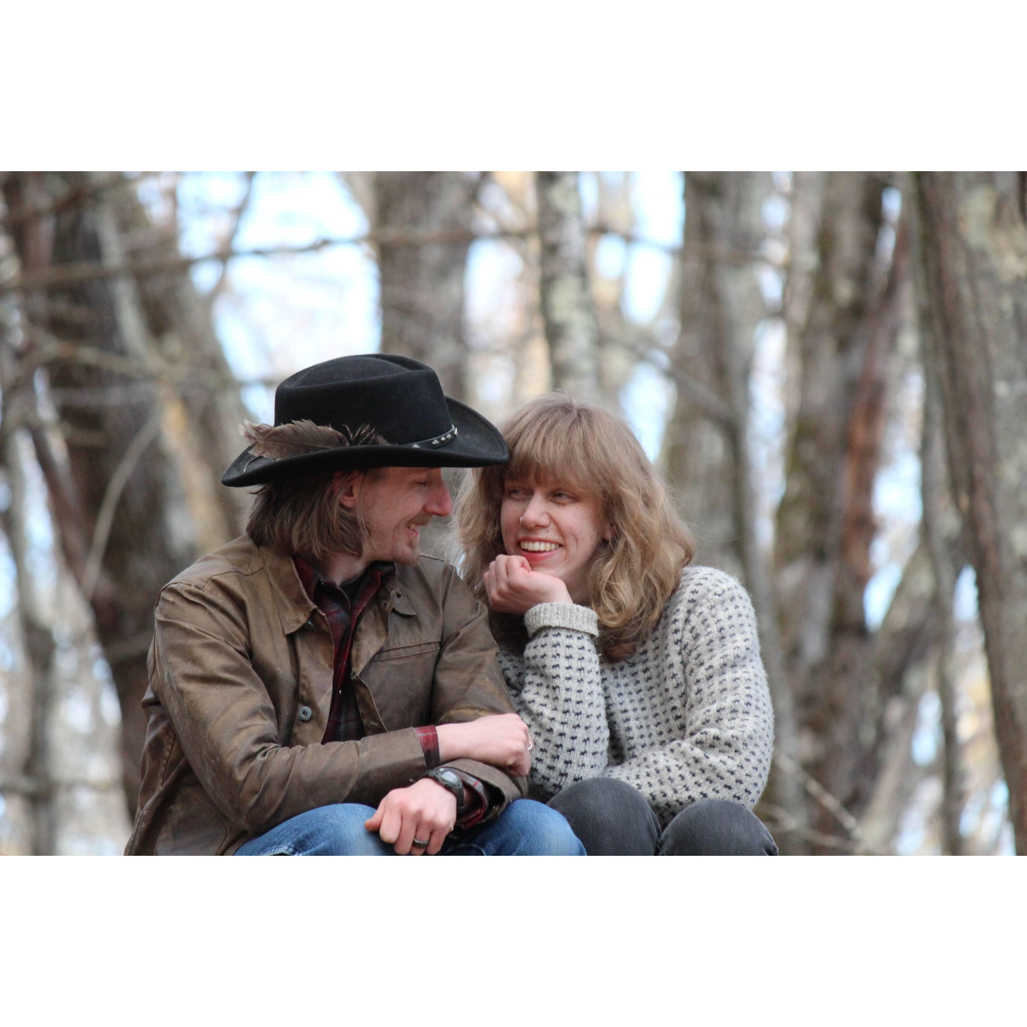 Engagement photo shoot, February 2023, Rochester New Hampshire