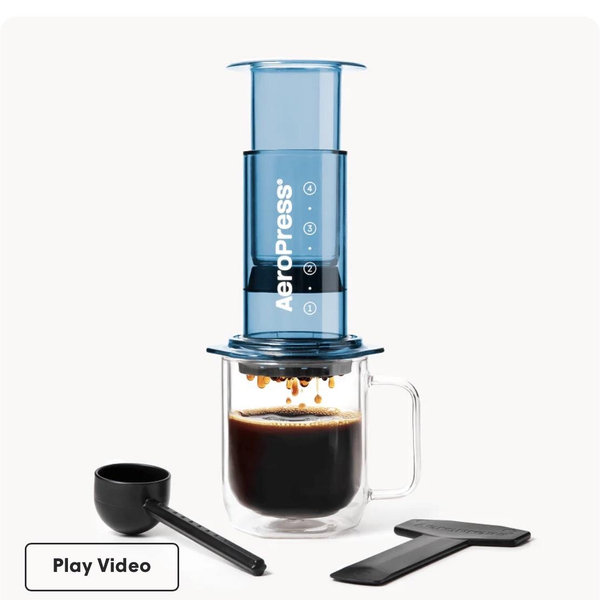 AeroPress Coffee Maker - Blue