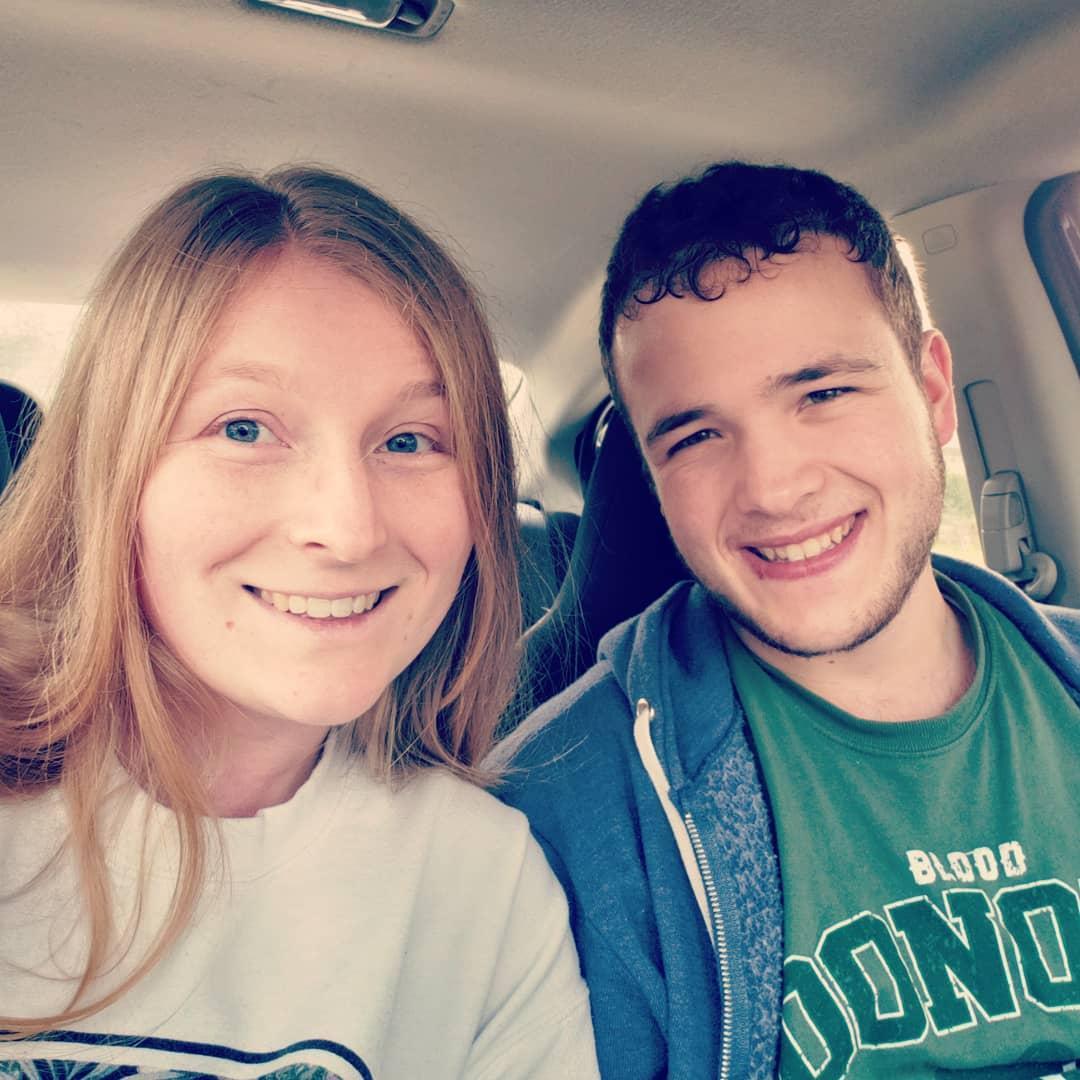 after last game of a hockey tournament, was a little sweaty, it was sweet of her for riding 5 hours with me smelling like that