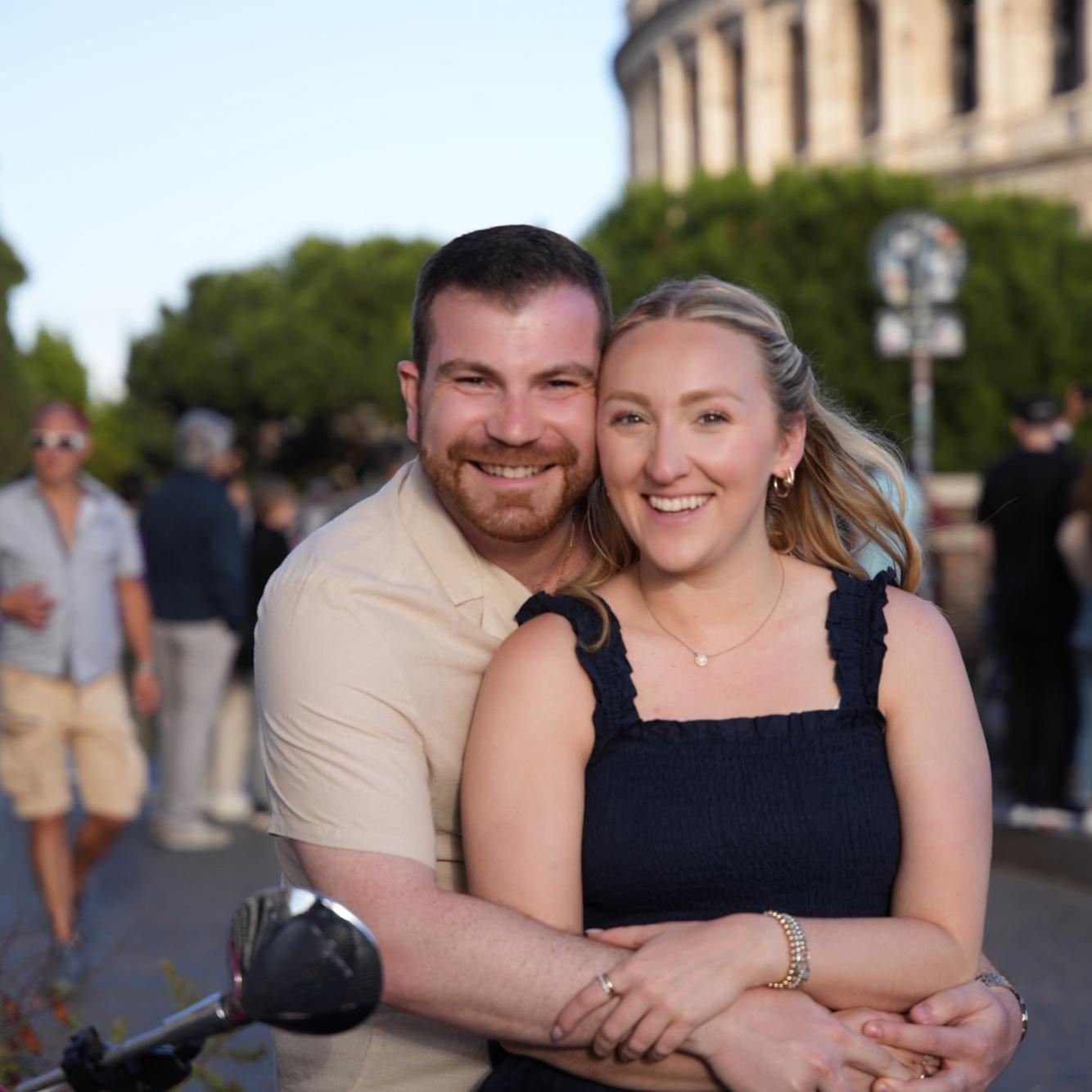 Mopeding around Rome!