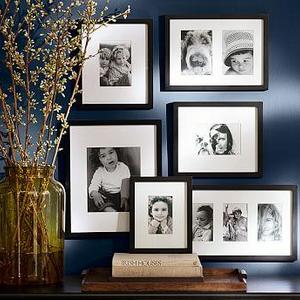 Gallery in a Box, Black Frames, Set of 6