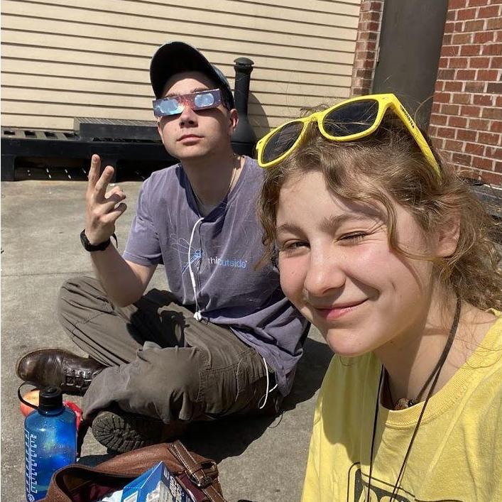 Eclipse on our lunch break B)
