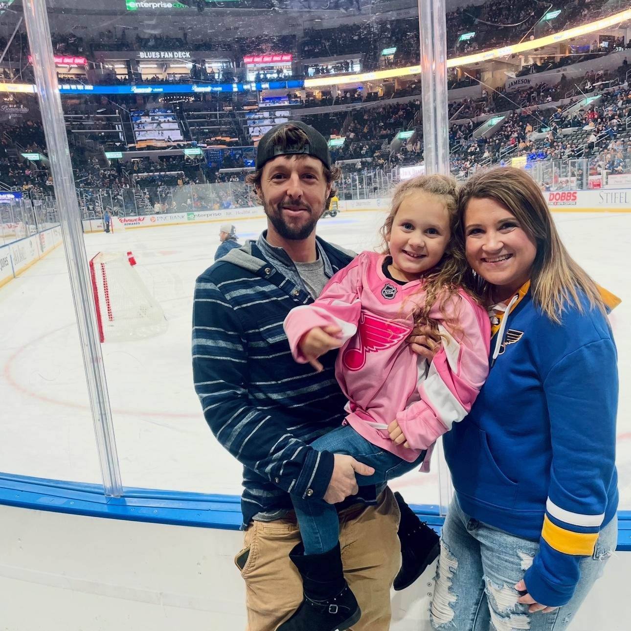 Brielle’s first St. Louis Blues game!
