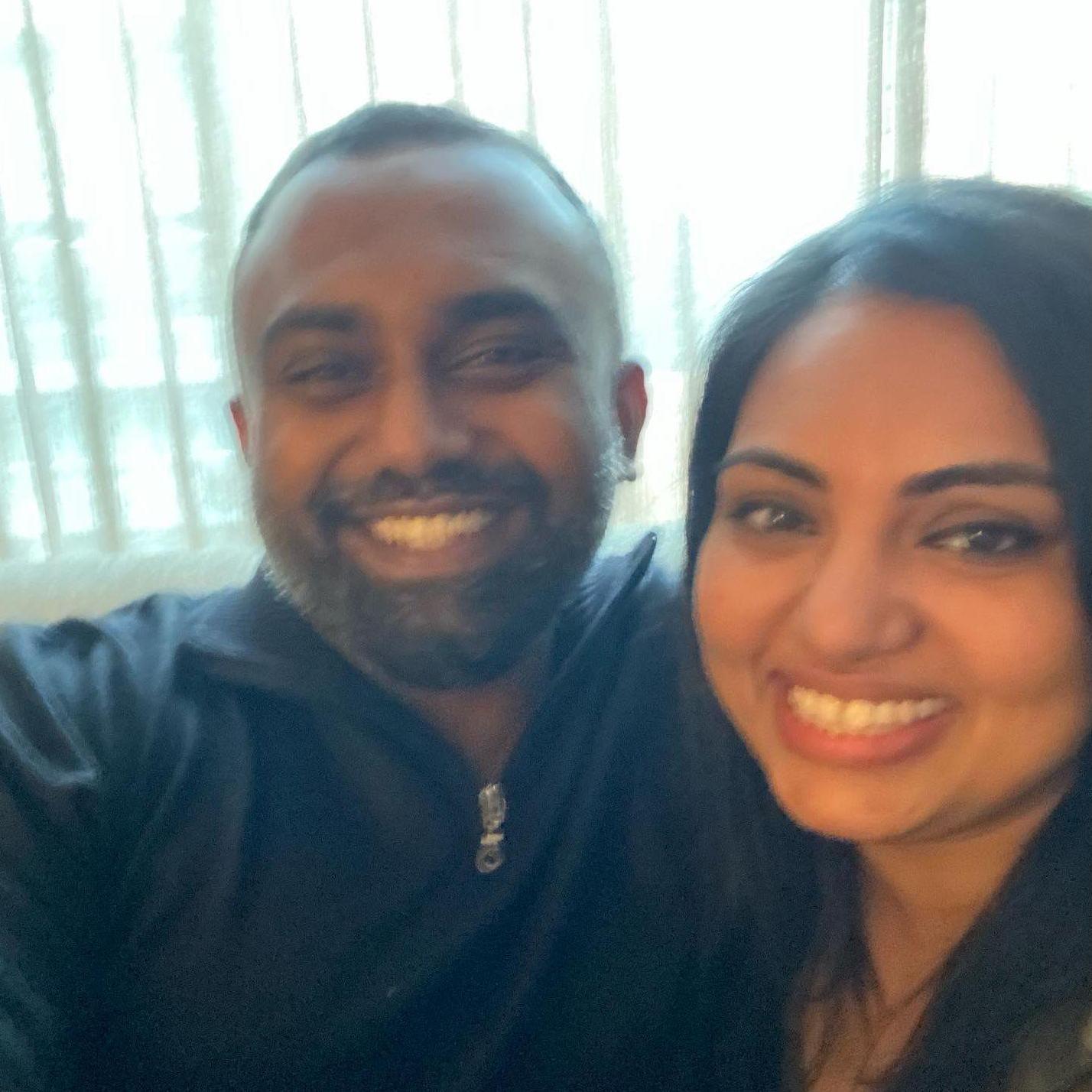 The first time we met after 9 months of long distance.