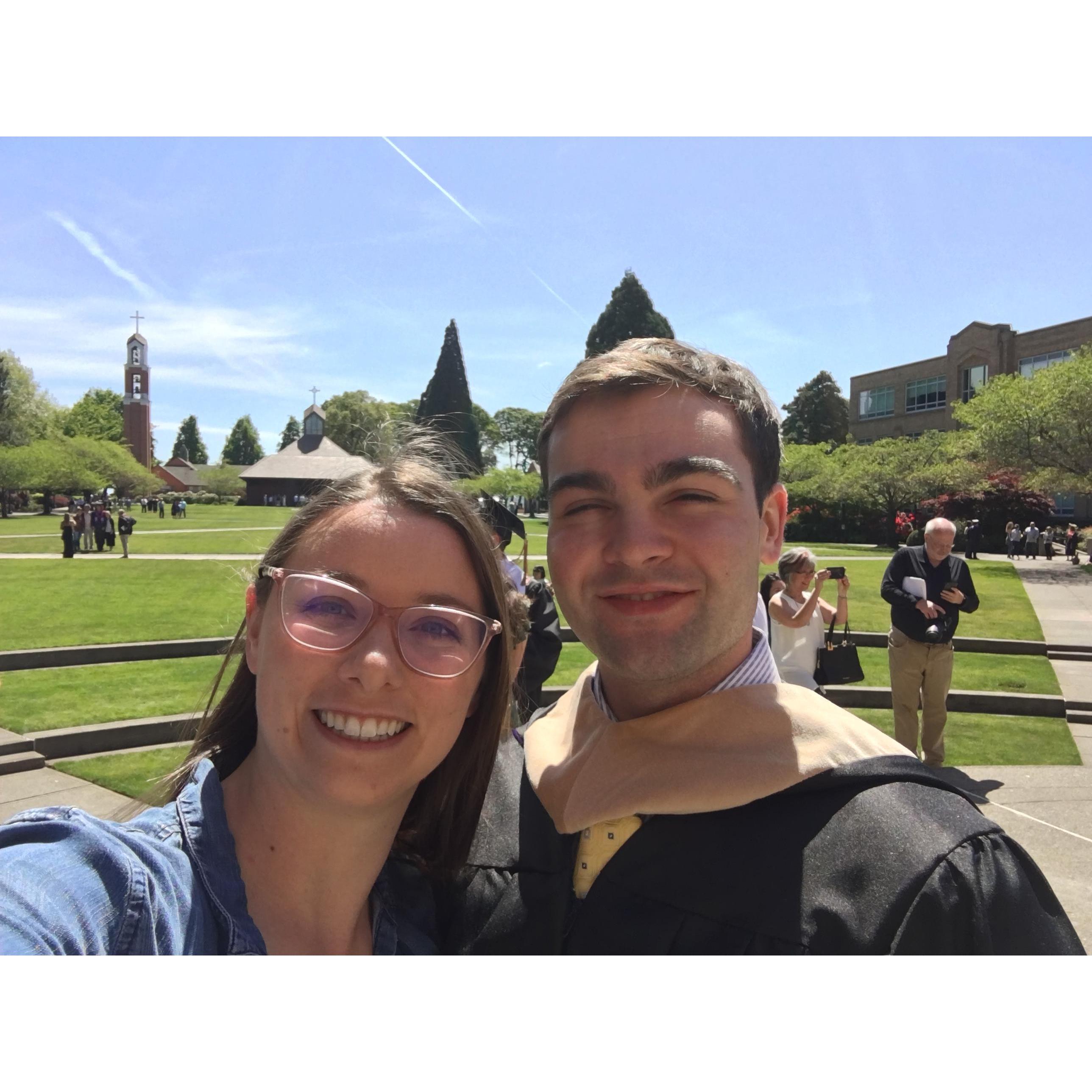 Kyle graduated with a MBA in 2019!