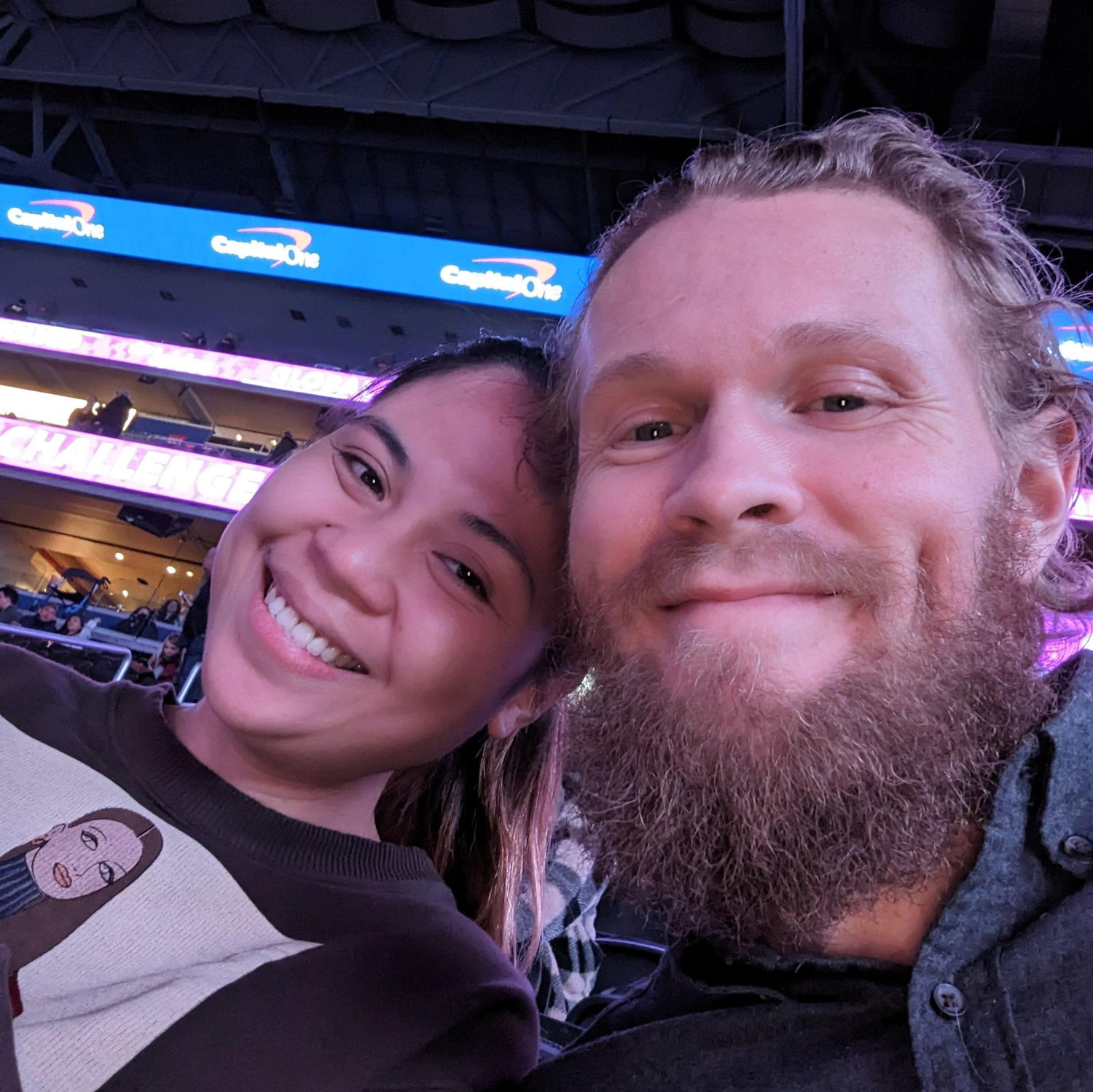Our first time to watch JoKoy show in Capital One Arena. It was a fun night. So much  laughing, we can't hold our farts. Hahaha
